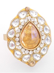 Kundan Finger Ring